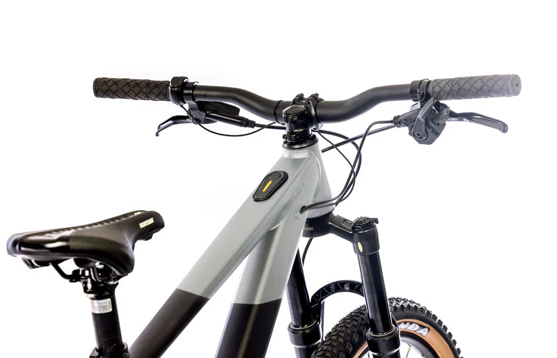 eightshot loamer 24 harmaa nuorten lasten sähköpyörä