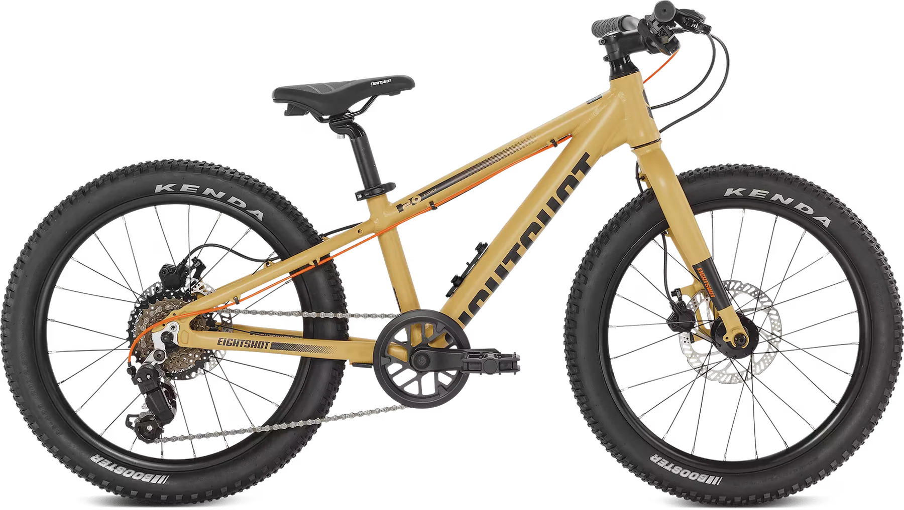 Eightshot X-COADY 20 SL DISC keltainen 20-tuumainen maastopyörä