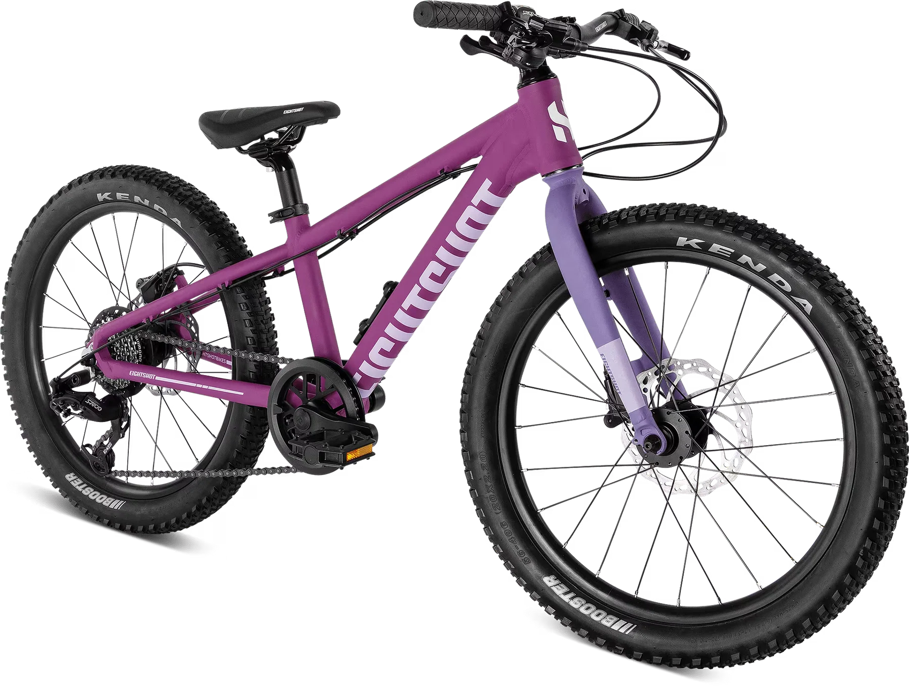 Eightshot X-COADY 20 DISC | Violetti 20-tuumainen maastopyörä