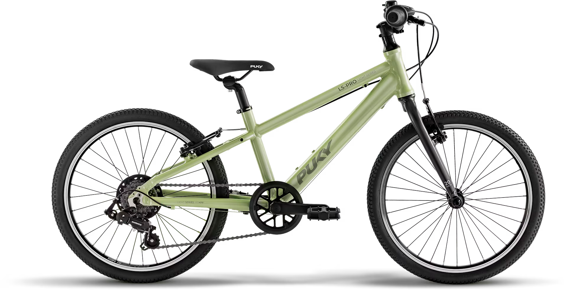 puky ls pro 20 7 vihreä 20 tuumainen lasten polkupyörä