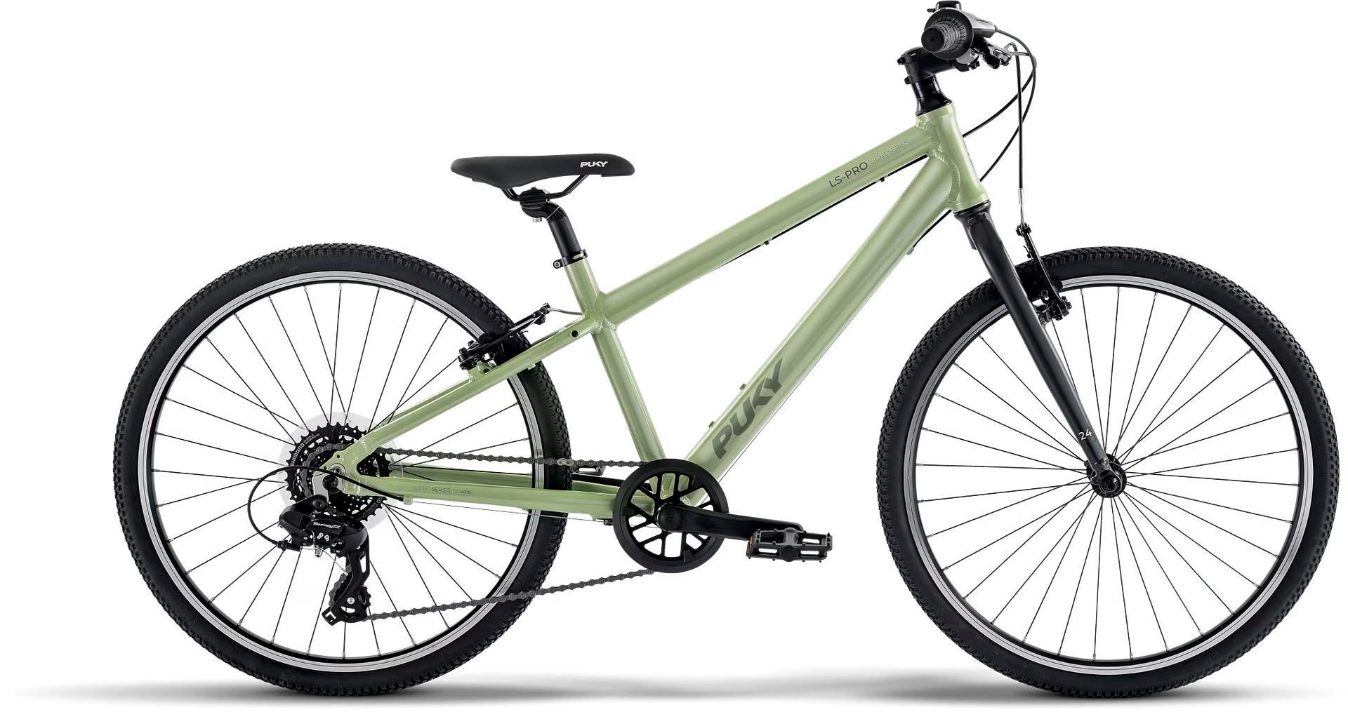 puky ls pro 24 8 vihreä 24 tuumainen nuorten polkupyörä