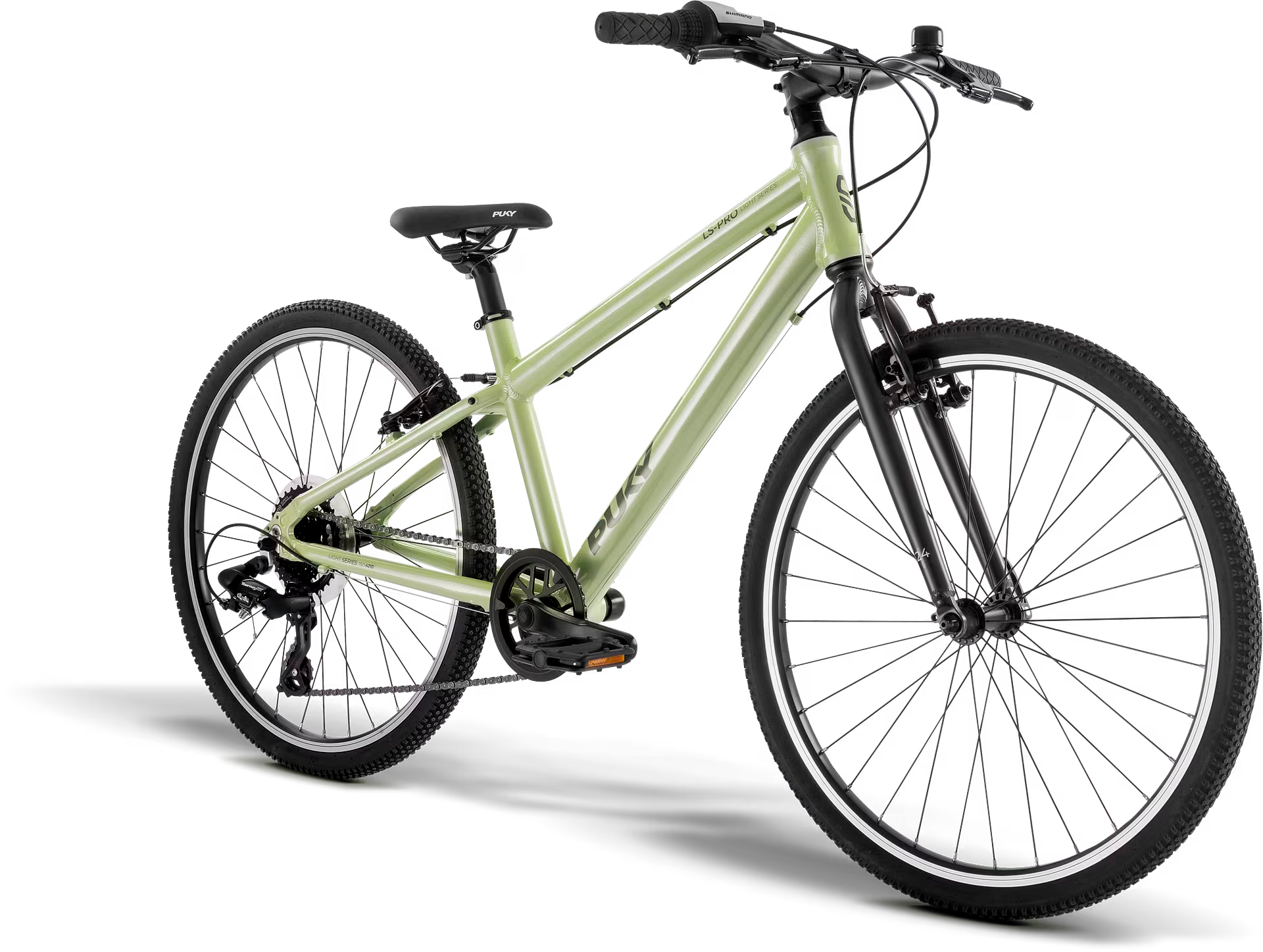 puky ls pro 24 8 vihreä 24 tuumainen polkupyörä