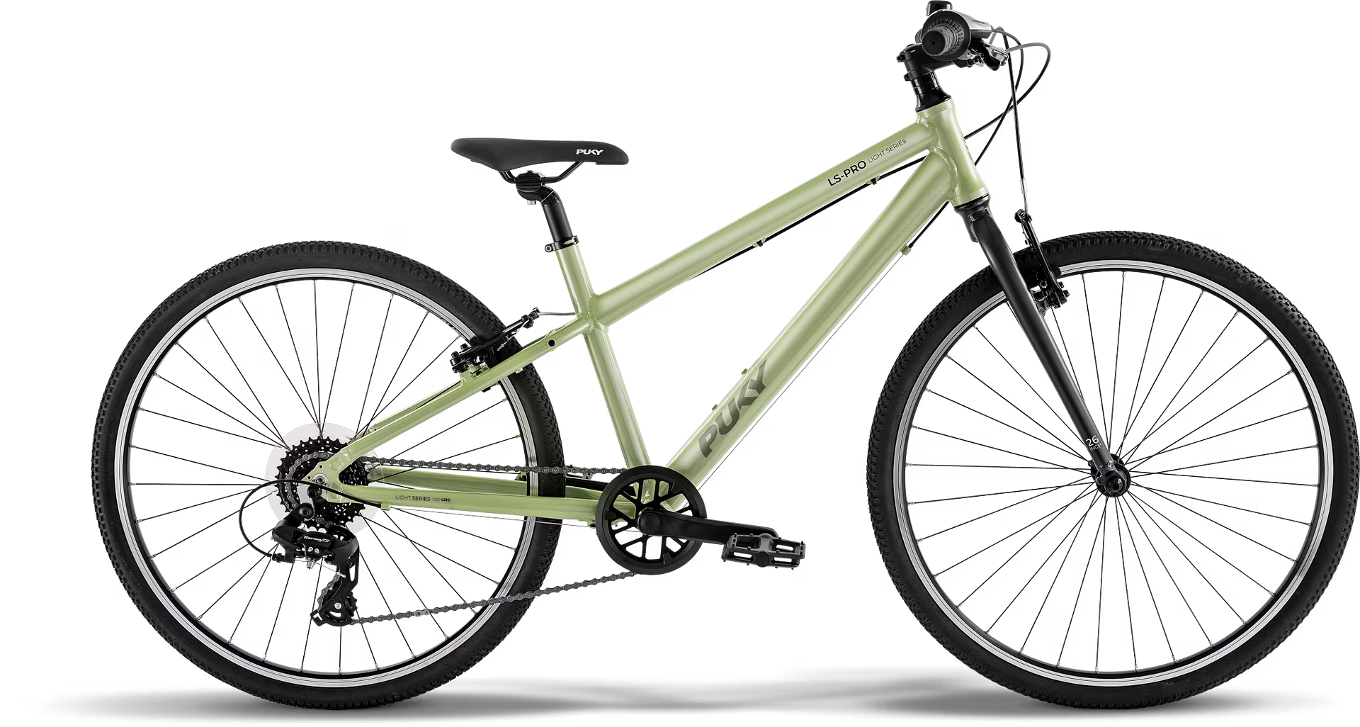Puky LS-PRO 26-8 | Vihreä 26-tuumainen nuorten polkupyörä
