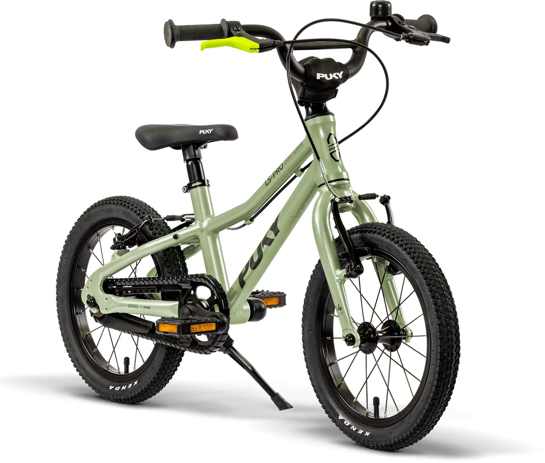puky ls-pro14 vihreä lasten pyörä