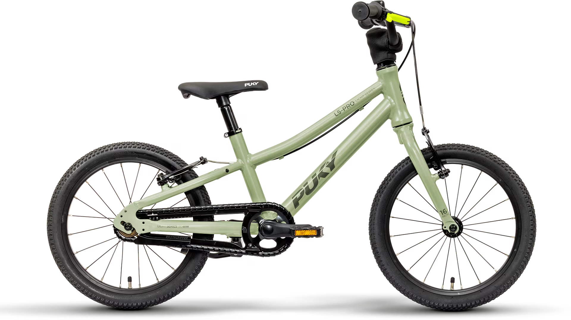 puky ls-pro16 vihreä lasten polkupyörä
