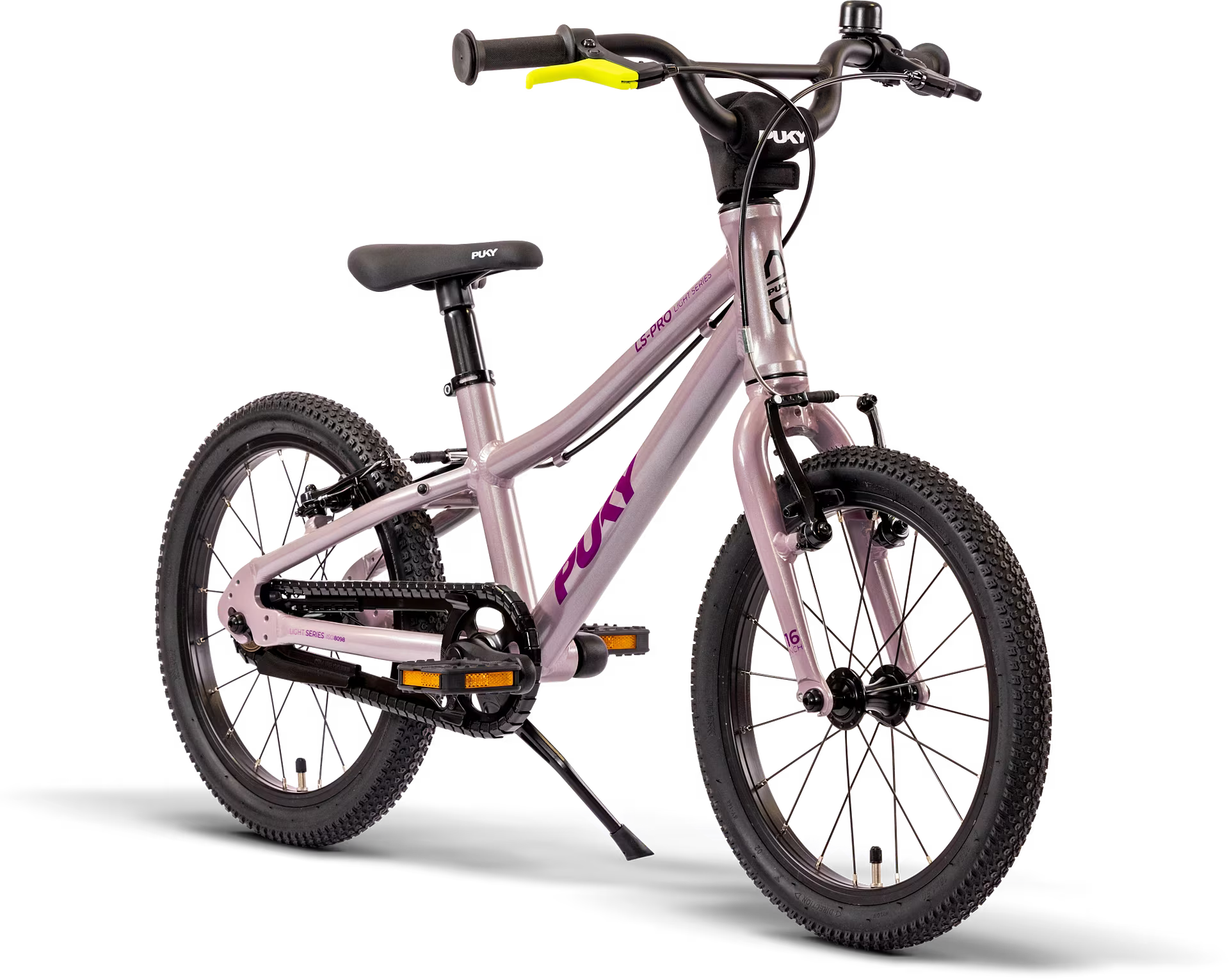 puky ls-pro16 pinkki 16-tuumainen lasten polkupyörä